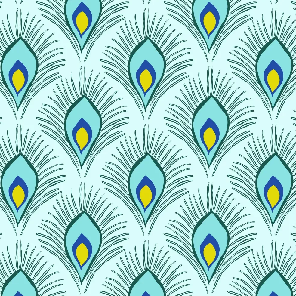 Peacock_blue Schoenigkeiten-Illustration