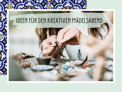 Ideen für Mädelsabend: Zusammen Perlenketten fädeln und kreativ sein