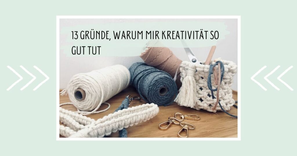 Kreativ mit Makramee-Garnen