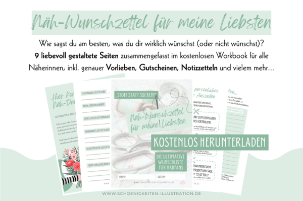 Näh-Wunschzettel für meine Liebsten